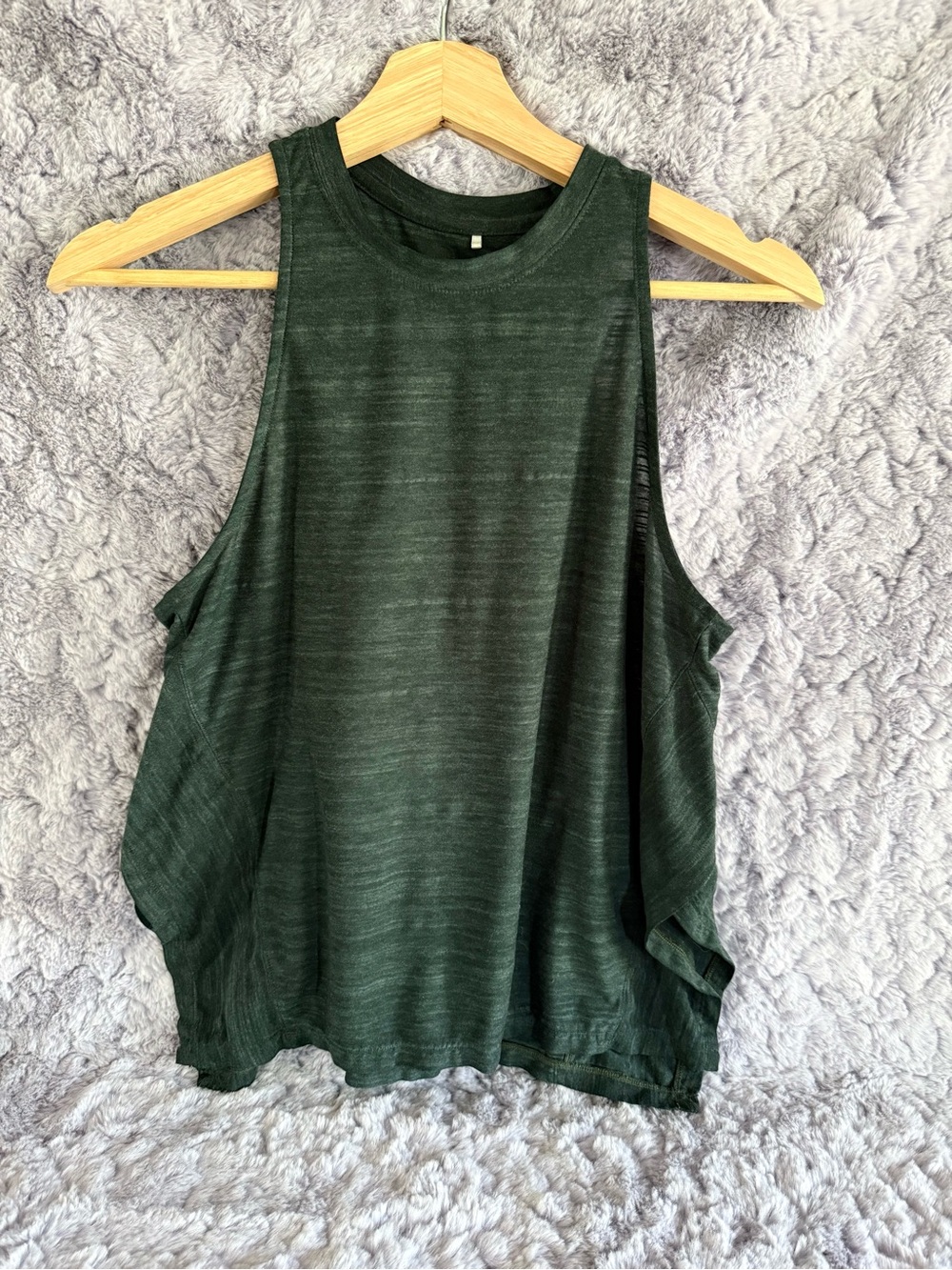 Prana | Dark Forest Green Swing Tank |